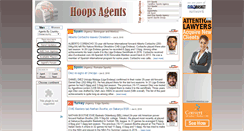 Desktop Screenshot of hoopsagents.com