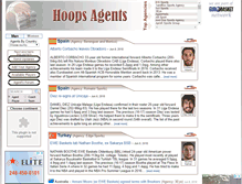 Tablet Screenshot of hoopsagents.com